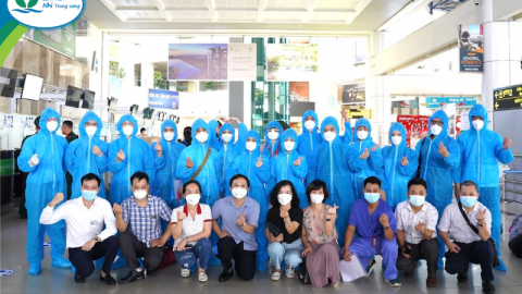 Đoàn cán bộ y tế Bệnh viện Nhi Trung ương lên đường hỗ trợ TP. Hồ Chí Minh chống dịch Covid – 19