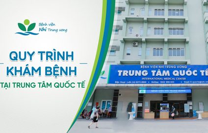Quy trình khám bệnh tại Trung tâm Quốc tế