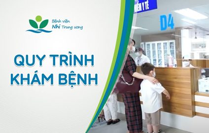 Quy trình khám bệnh tại Bệnh viện Nhi Trung ương