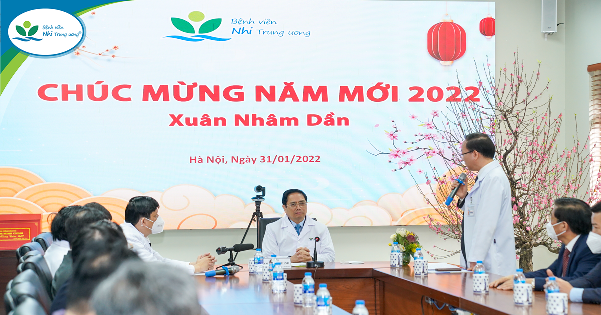 Thủ tướng Phạm Minh Chính tới thăm, chúc Tết tại Bệnh viện Nhi Trung ương