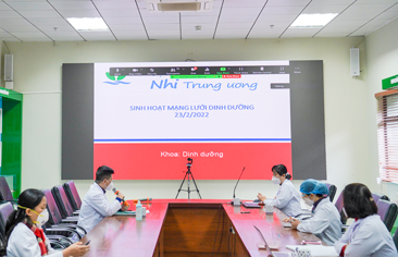 Hiệu quả từ mô hình mạng lưới dinh dưỡng cho bệnh nhi tại Bệnh viện Nhi Trung ương