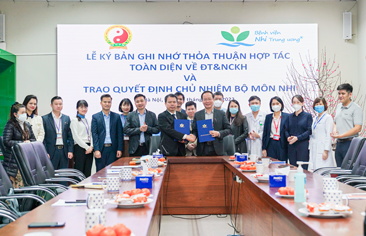 Ký kết hợp tác giữa Bệnh viện Nhi Trung ương và Học viện Y Dược học cổ truyền Việt Nam