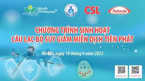Đồng hành cùng gia đình chăm sóc và điều trị cho trẻ suy giảm miễn dịch tiên phát