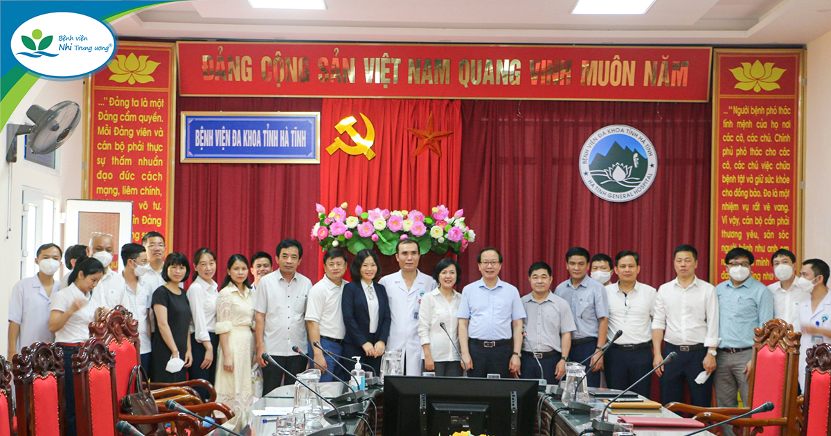 Bệnh viện Nhi Trung ương hỗ trợ xây dựng Trung tâm Sản Nhi – Bệnh viện Đa khoa tỉnh Hà Tĩnh
