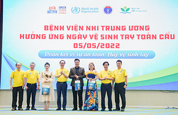Bệnh viện Nhi Trung ương: Hưởng ứng Ngày vệ sinh tay toàn cầu 2022