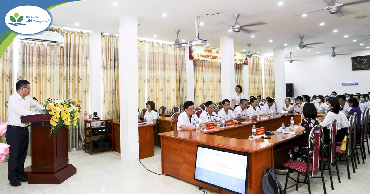 Bệnh viện Nhi Trung ương phối hợp với Bệnh viện Sản Nhi Nghệ An tổ chức đào tạo “Bác sĩ Nhi khoa cơ bản”