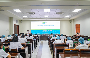 Sinh hoạt thường kỳ mạng lưới dinh dưỡng Bệnh viện Nhi Trung ương tháng 7/2022