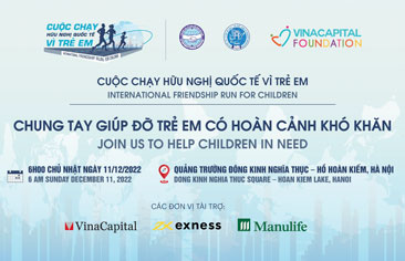 “Cuộc chạy Hữu nghị quốc tế vì trẻ em 2022” sẽ gây quỹ hỗ trợ bệnh nhi Ung thư tại Bệnh viện Nhi Trung ương