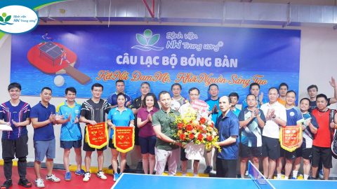 Giao hữu thể thao Bệnh viện Nhi Trung ương và Bệnh viện Hữu nghị Việt Đức tháng 11-2022