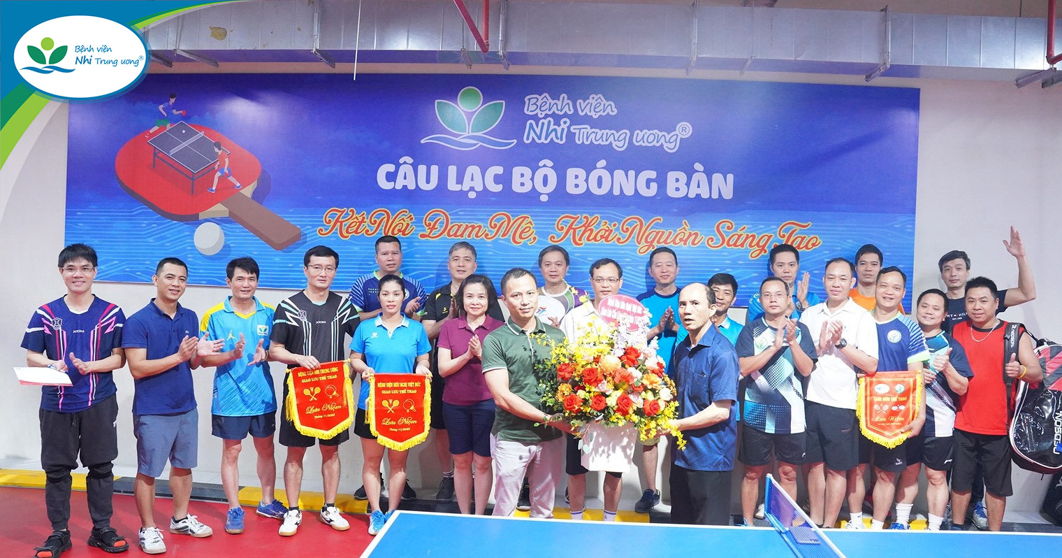 Giao hữu thể thao Bệnh viện Nhi Trung ương và Bệnh viện Hữu nghị Việt Đức tháng 11-2022