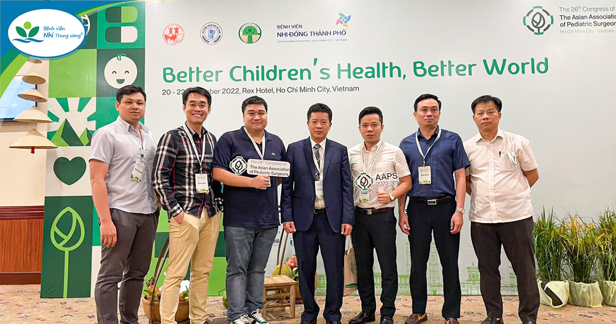 Bệnh viện Nhi Trung ương tham dự Hội nghị Phẫu thuật Nhi châu Á lần thứ 26 – AAPS 2022
