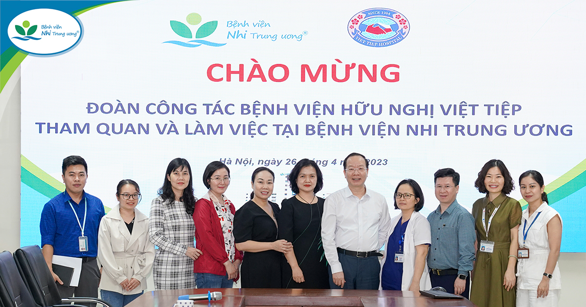 Bệnh viện Hữu Nghị Việt Tiệp đến tham quan, học tập để xây dựng khoa Nhi và đơn nguyên Sơ sinh