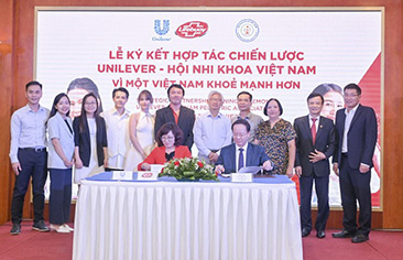 Hội Nhi khoa Việt Nam cùng Unilever ký kết hợp tác chiến lược “Vì một Việt Nam khoẻ mạnh hơn”