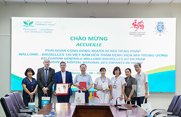 Bệnh viện Nhi Trung ương và Cộng đồng người Bỉ nói tiếng pháp tại Việt Nam tiếp tục hợp tác chăm sóc sức khỏe tâm thần trẻ em, trẻ vị thành niên