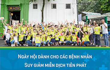 Chung tay vì các em bé mắc suy giảm miễn dịch tiên phát