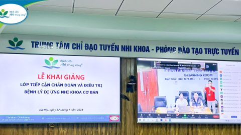 Hơn 500 học viên trên toàn quốc tham gia khóa học trực tuyến “Tiếp cận chẩn đoán dị ứng Nhi khoa cơ bản”