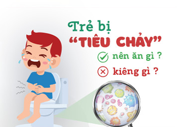 Trẻ bị tiêu chảy nên ăn gì, kiêng gì?