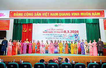 Công đoàn Bệnh viện Nhi Trung ương tổ chức chuỗi sự kiện chào mừng Ngày Quốc tế Phụ nữ 8/3, hưởng ứng tuần lễ áo dài Việt Nam năm 2024