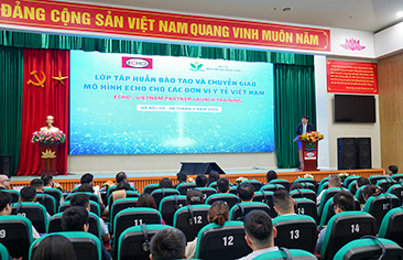 Tập huấn đào tạo và chuyển giao mô hình ECHO cho 35 đơn vị y tế Việt Nam