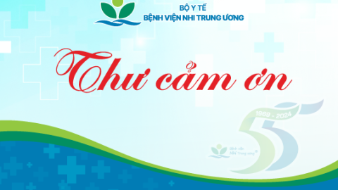 THƯ CẢM ƠN