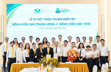 Ba nội dung hợp tác chuyên môn toàn diện được Bệnh viện Nhi Trung ương và Bệnh viện Mặt Trời ký kết thỏa thuận