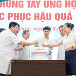 Bệnh viện Nhi Trung ương chung tay ủng hộ đồng bào khắc phục hậu quả cơn bão số 3