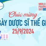 CHÚC MỪNG NGÀY DƯỢC SĨ THẾ GIỚI 25/9