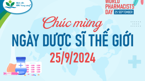 CHÚC MỪNG NGÀY DƯỢC SĨ THẾ GIỚI 25/9