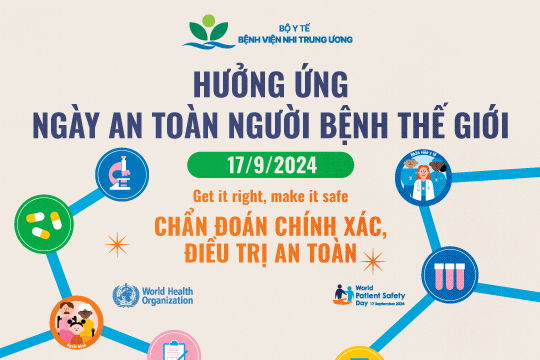 HƯỞNG ỨNG “NGÀY AN TOÀN NGƯỜI BỆNH THẾ GIỚI” 17/9/2024