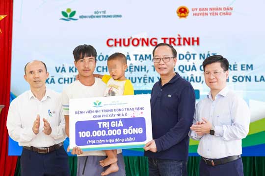 Chung tay xóa nhà tạm, nhà dột nát, giảm gánh nặng cho gia đình bệnh nhi ở vùng cao tỉnh Sơn La