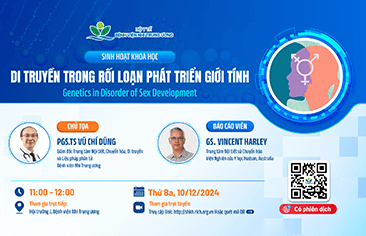 [VIDEO] Sinh hoạt khoa học: Di truyền trong rối loạn phát triển giới tính