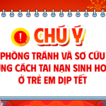 Liên tiếp tai nạn sinh hoạt ở trẻ em dịp Tết – Cha mẹ cần chú ý phòng tránh và sơ cứu đúng cách