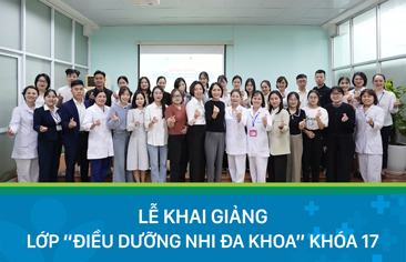 22 học viên cùng niềm vui mới, hy vọng mới trong ngày khai giảng lớp “Điều dưỡng Nhi đa khoa” khóa 17