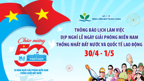 [Thông báo] Lịch làm việc trong thời gian nghỉ lễ 30/4 – 1/5/2025