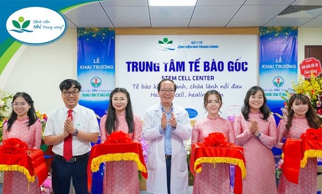 Bệnh viện Nhi Trung ương khánh thành Trung tâm Tế bào gốc: Bước tiến mới trong điều trị và chăm sóc sức khỏe trẻ em