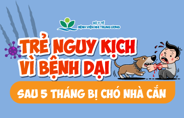 Trẻ nguy kịch vì bệnh dại sau 5 tháng bị chó nhà cắn