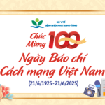 Chào mừng 100 năm Ngày Báo chí Cách mạng Việt Nam (21/6/1925 – 21/6/2025)