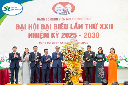 Đại hội đại biểu Đảng bộ lần thứ XXII, nhiệm kỳ 2025 – 2030: Phát huy truyền thống anh hùng, quyết tâm xây dựng Bệnh viện Nhi Trung ương phát triển bền vững, chất lượng