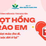 (THÔNG BÁO) BẠN CÓ LỜI MỜI TỪ CHƯƠNG TRÌNH HIẾN MÁU TÌNH  NGUYỆN “GIỌT HỒNG TRAO EM” DỊP NGHỈ HÈ