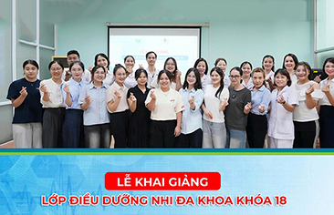 [Tin ảnh] Lễ khai giảng lớp “Điều dưỡng Nhi đa khoa” khóa 18: vững bước chuyên môn, hiện thực hóa ước mơ