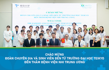 Một tuần tham quan, học tập của sinh viên y khoa Trường Đại học Teikyo (Nhật Bản) tại Bệnh viện Nhi Trung ương