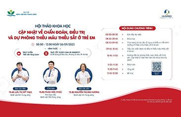 [Thông báo] Hội thảo khoa học: Cập nhật về chẩn đoán, điều trị và dự phòng thiếu máu thiếu sắt ở trẻ em