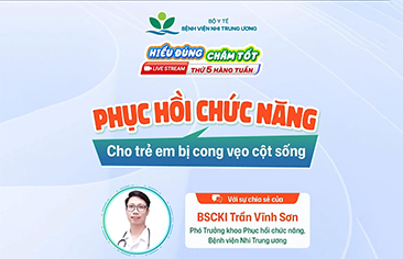 [Hiểu đúng – Chăm tốt] Phục hồi chức năng cho trẻ bị cong vẹo cột sống