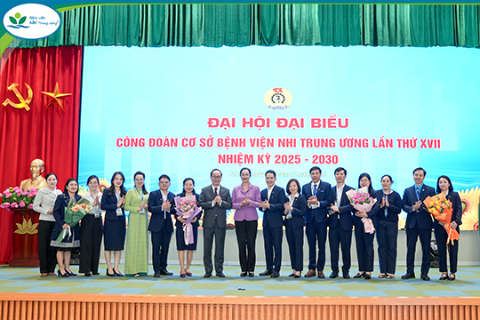 Đại hội Công đoàn cơ sở Bệnh viện Nhi Trung ương lần thứ XVII, nhiệm kỳ 2025-2030: Tiên phong đổi mới – Chuyên nghiệp mỗi ngày – Hiệu quả bền vững