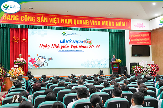 Bệnh viện Nhi Trung ương long trọng tổ chức Lễ kỷ niệm Ngày Nhà giáo Việt Nam 20/11 và vinh danh tân Giáo sư, Phó Giáo sư, Tiến sĩ năm 2025