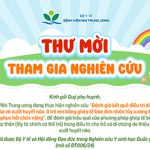 [Thu mời] Tham gia nghiên cứu “Đánh giá kết quả điều trị di chứng do thiếu oxy não và xuất huyết não ở trẻ em bằng ghép tế bào đơn nhân tủy xương tự thân phối hợp với tập phục hồi chức năng”