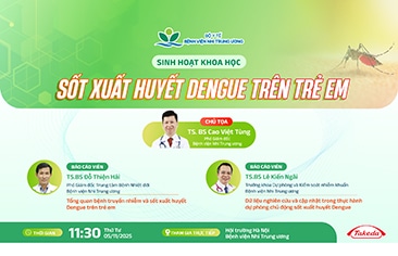 [Thông báo] Sinh hoạt khoa học: Sốt xuất huyết Dengue trên trẻ em