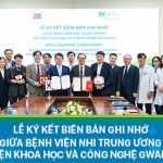 Bệnh viện Nhi Trung ương ký kết Biên bản ghi nhớ hợp tác quốc tế với Viện Khoa học và Công nghệ Gwangju (Hàn Quốc)