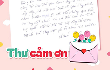 Lá thư cảm ơn đặc biệt: Giữa nỗi đau, lòng biết ơn và sự tử tế vẫn có sức mạnh lan tỏa diệu kỳ