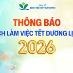 [THÔNG BÁO] LỊCH LÀM VIỆC TẾT DƯƠNG LỊCH 2026